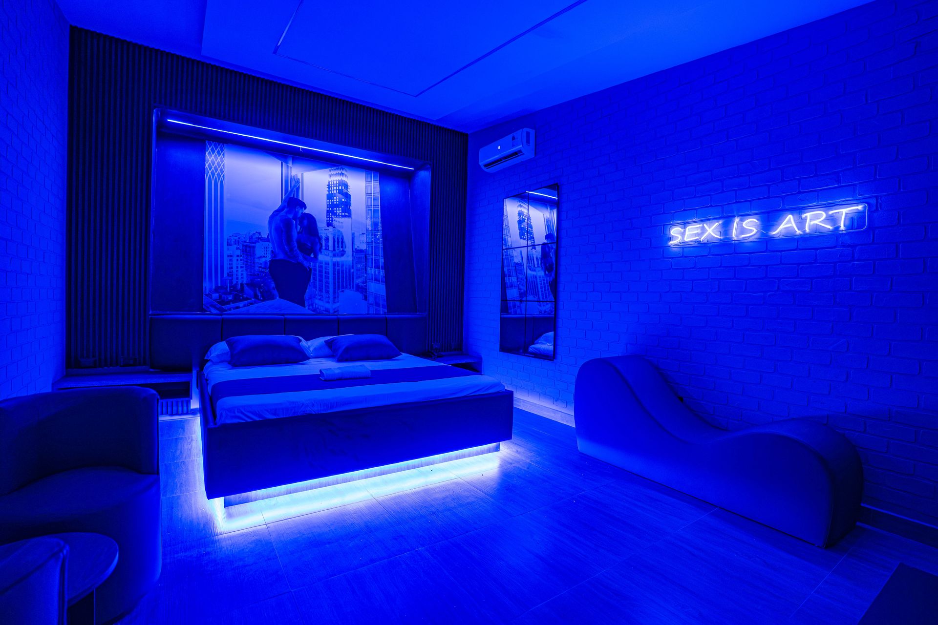Suite VIP azul